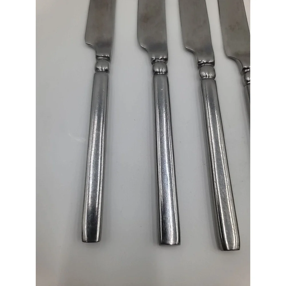 5pc‎ Hampton Silversmiths Dominique-Mirror  Dinner Knives